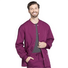 Men's Snap Front Warm-Up Jacket